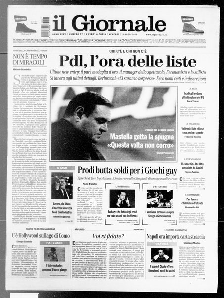 Il giornale : quotidiano del mattino